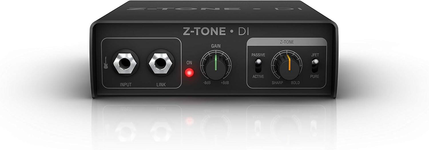 Z-TONE DI GAIN Z-TONE PASSIVE JFET ON INPUT LINK -8dB +8dB ACTIVE SHARP BOLD PURE