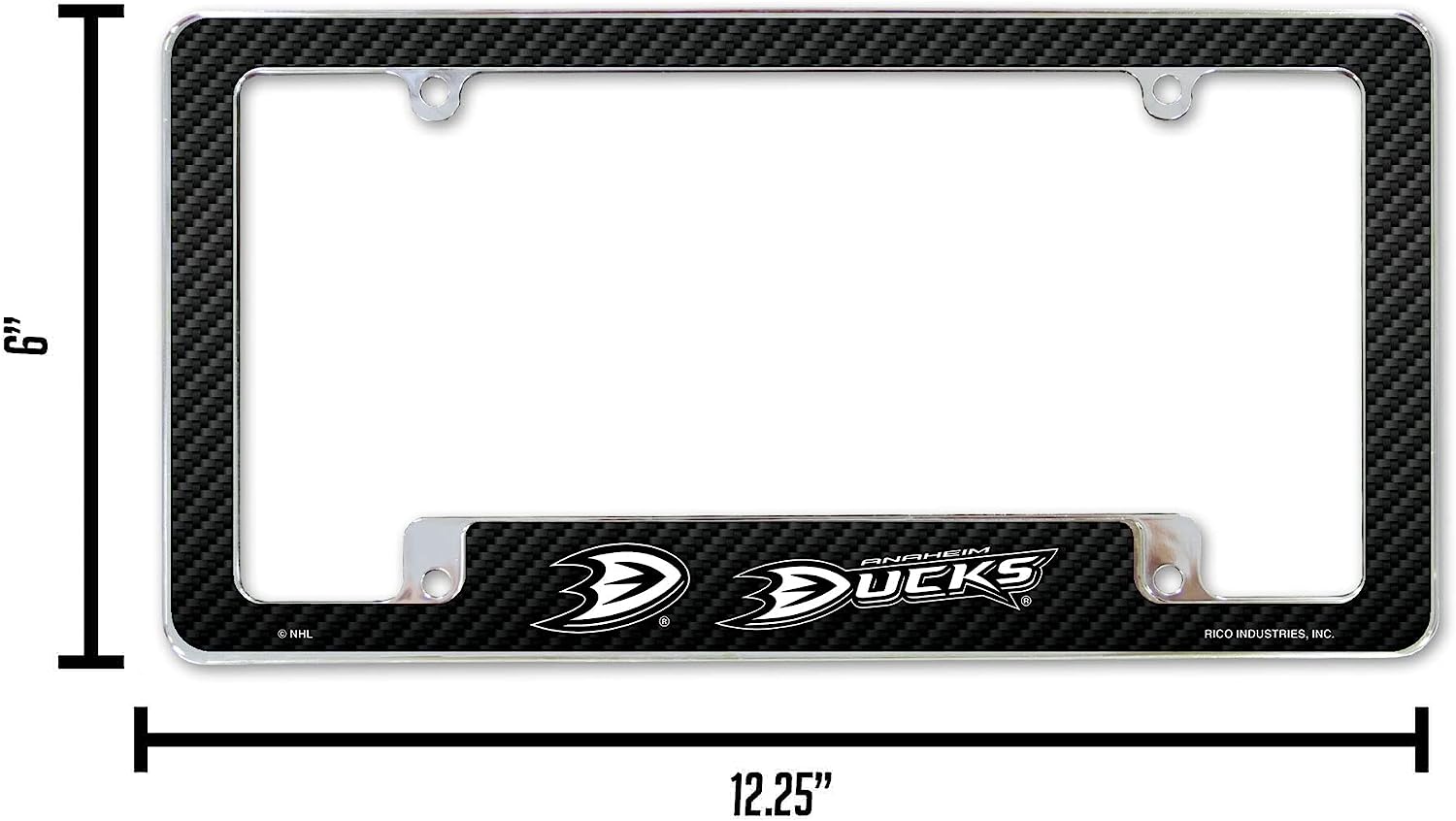 6" | NHL @NAHEIN  
BUCKS 12.25"  
RICO INDUSTRIES, INC.  

ANAHEIM  
DUCKS  
RICO INDUSTRIES, INC.