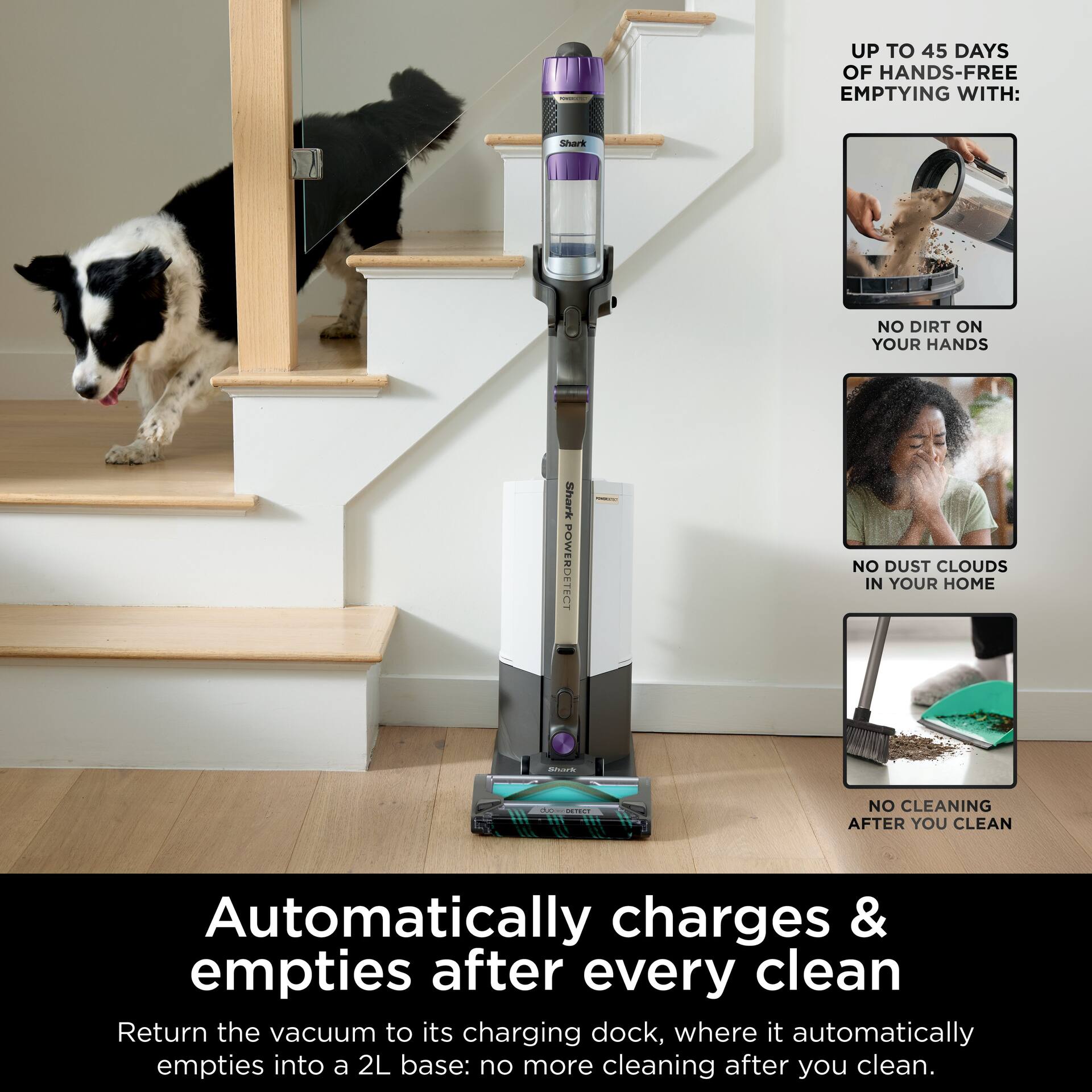 Shark PowerDetect™ Clean & Empty Cordless Stick Vacuum & Auto Empty ...