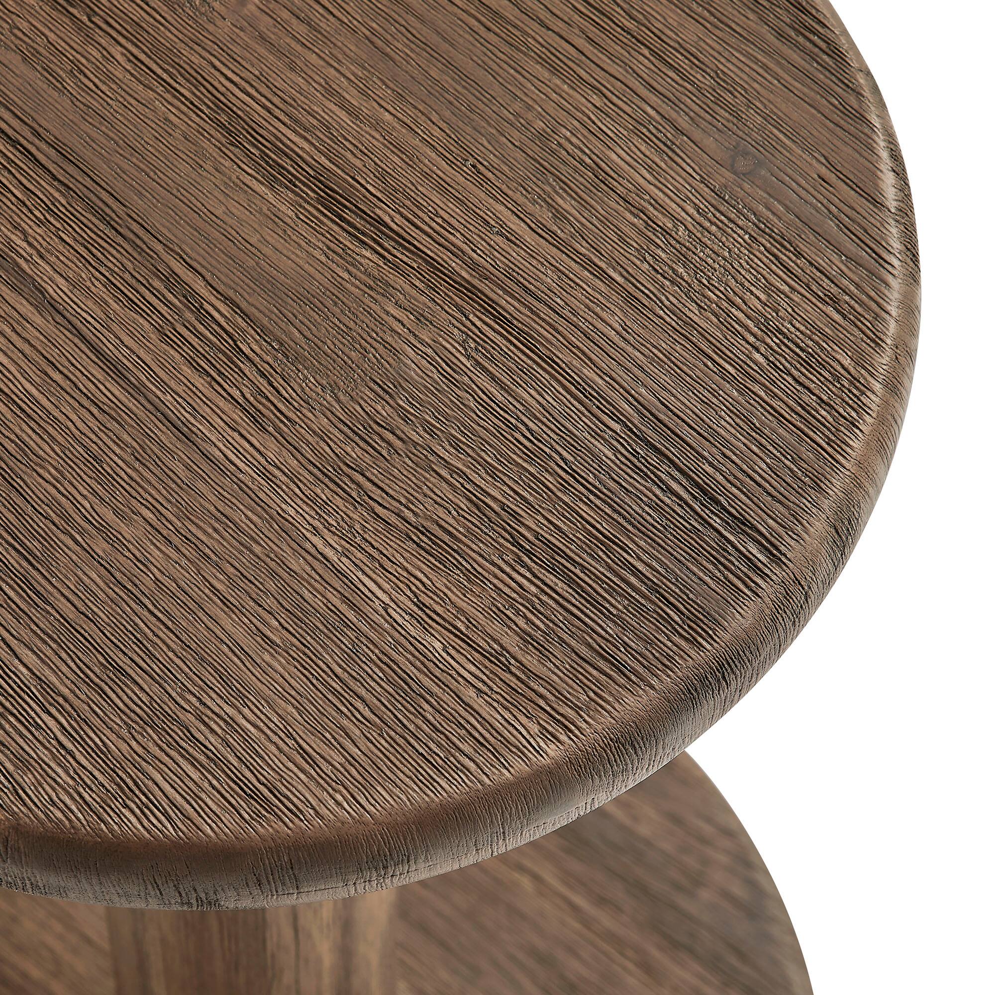 Alt View 6. Modway - Neo 15 Inch Round Indoor - Outdoor Patio Wood Bar Stools by Modway - Cocoa Brown.