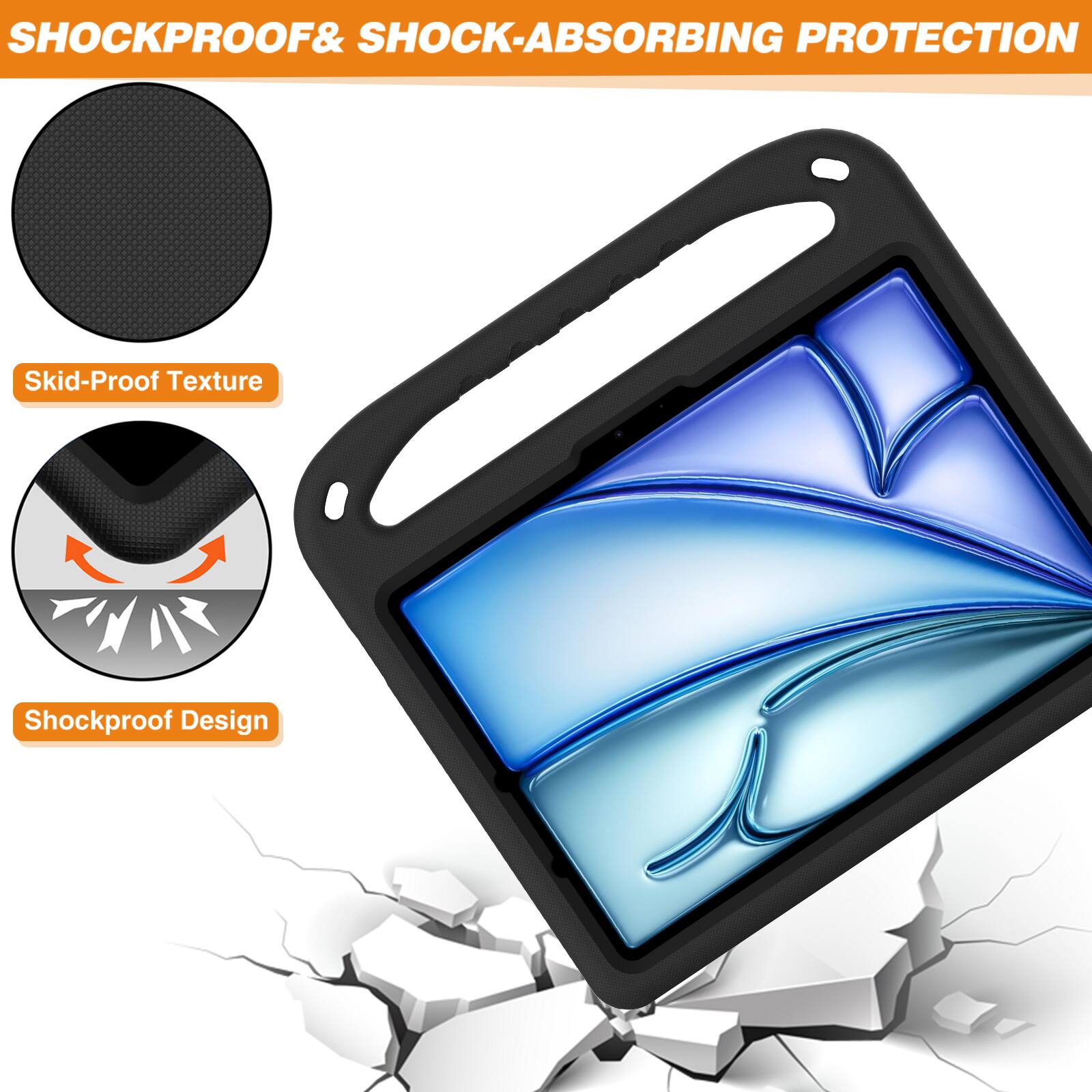 SHOCKPROOF & SHOCK-ABSORBING PROTECTION

Skid-Proof Texture

Shockproof Design