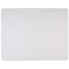 Front. Staples - Carpet Chair Mat, 46" x 60'', Flat-Pile - Clear.