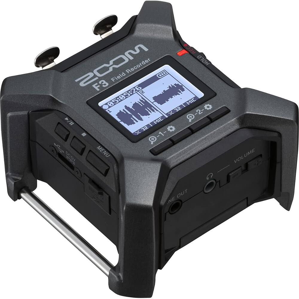 Zoom F3 2 input Portable Field Recorder with 32 bit Float