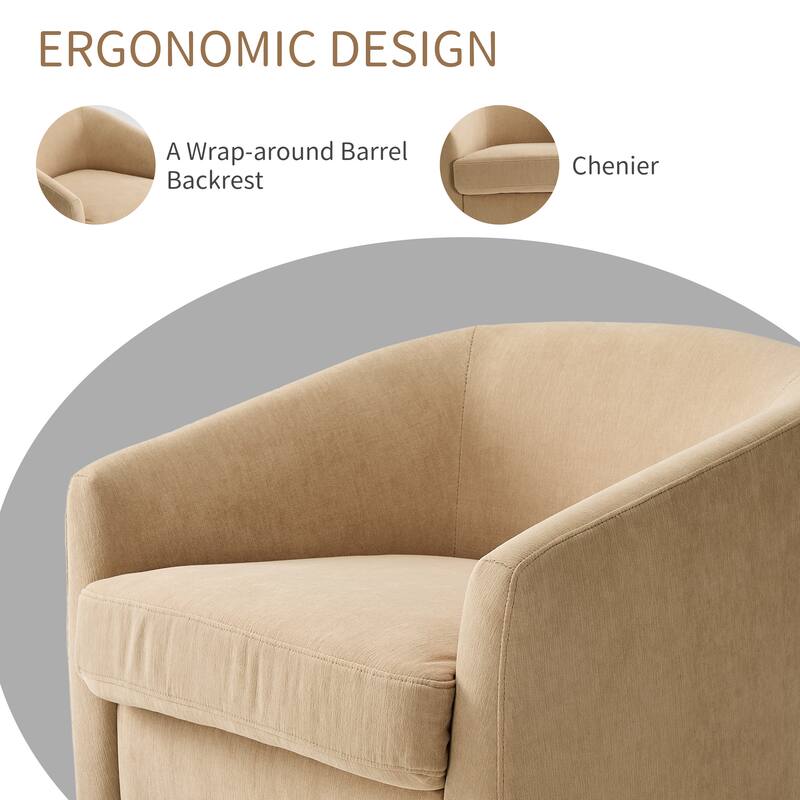 ERGONOMIC DESIGN

A Wrap-around Barrel Backrest

Chenier