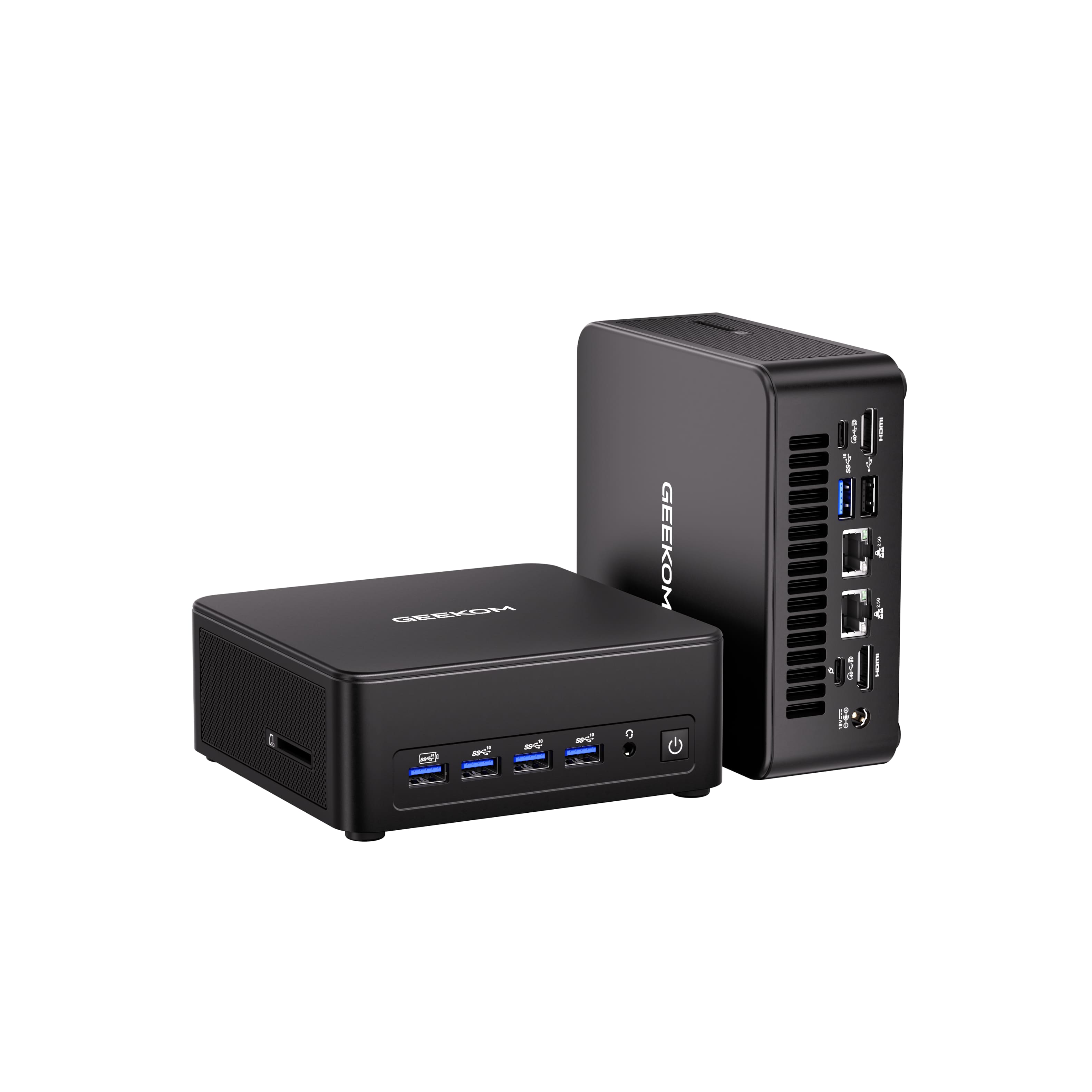 GEEKOM - IT14 Max Mini PC - Intel Core Ultra 5 125U - 16GB DDR5 Memory - 512GB SSD - Windows 11 Pro - Black