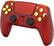 Angle. Custom Controllerzz - Custom Wireless Controller for PS5 - Red & Gold Chrome Inserts.