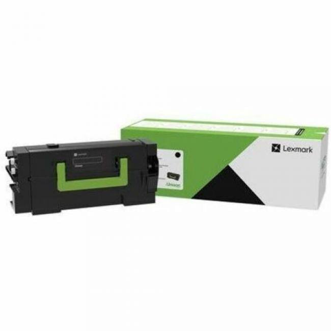 Front. Lexmark - Lexmark Original Standard Yield Laser Toner Cartridge - Black - 1 / Box - 35000 Pages.