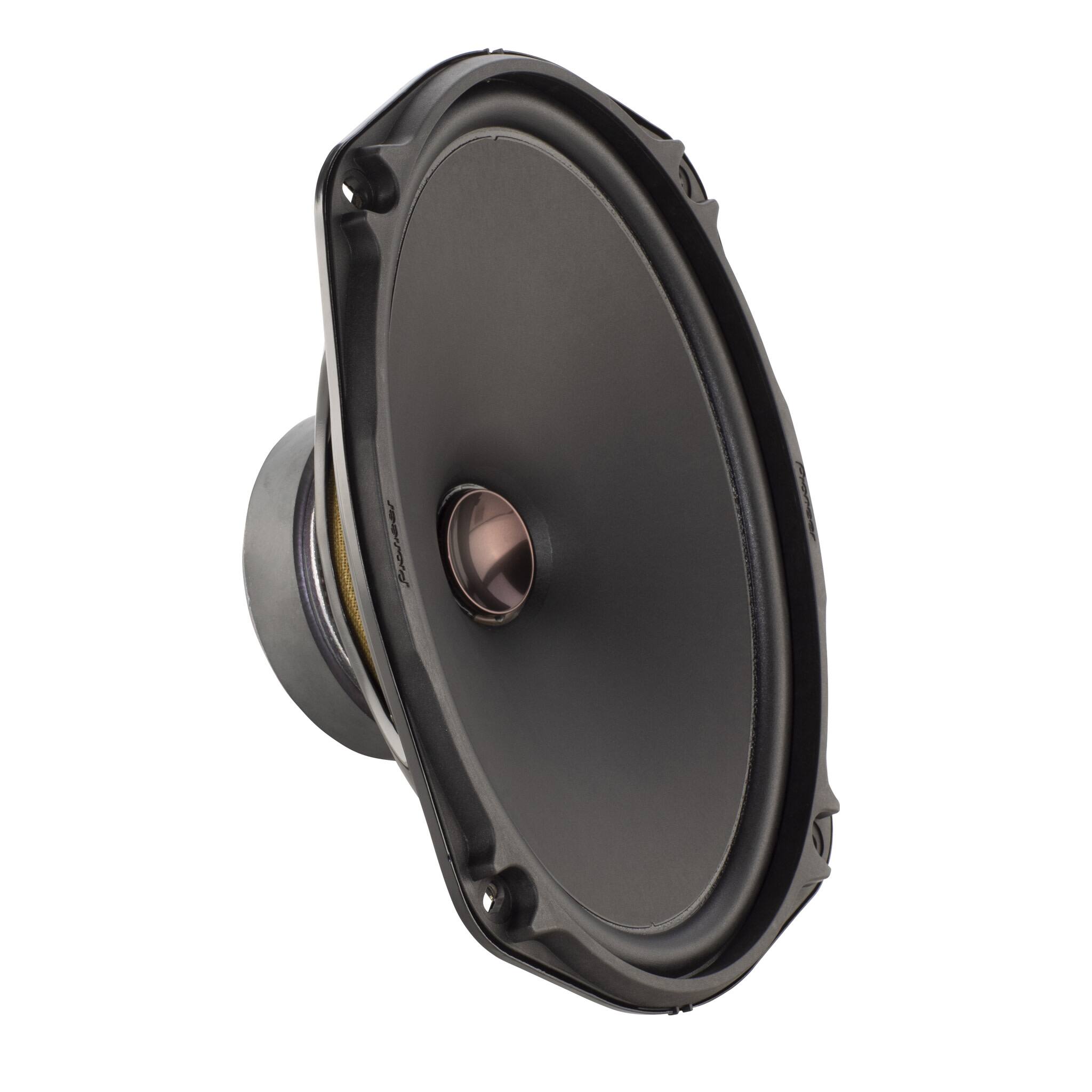 Angle. Pioneer - Pioneer TS-D69C 6"x9" 330W Max Power 2-Way Component Speaker System - Black.