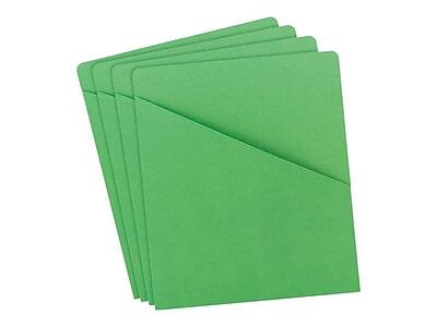 Alt View 2. Smead -  File Jackets, Letter Size, Green, 25/Pack  - Green.