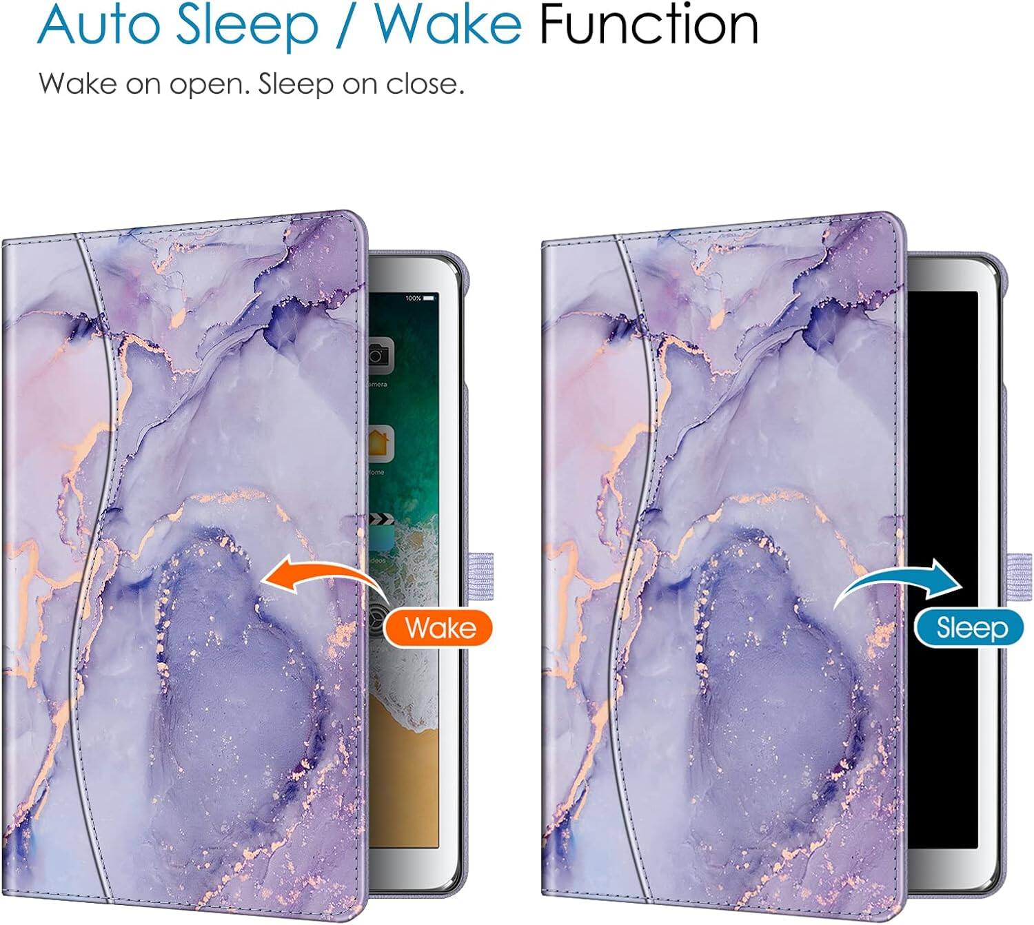 Auto Sleep / Wake Function  
Wake on open. Sleep on close.