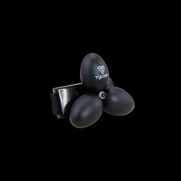 Tycoon Percussion - Triple Egg Foot Shaker, Hands-Free Percussion Accessory With Three Shaker Chambers