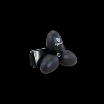 Front. Tycoon Percussion - Triple Egg Foot Shaker, Hands-Free Percussion Accessory With Three Shaker Chambers.