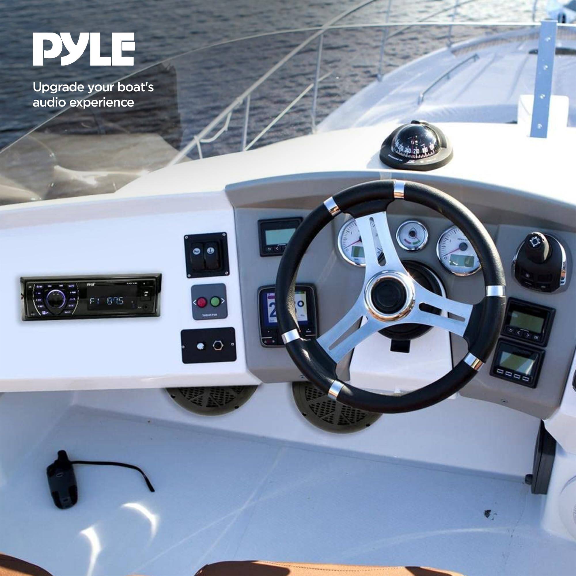 PYLE  
Upgrade your boat's audio experience