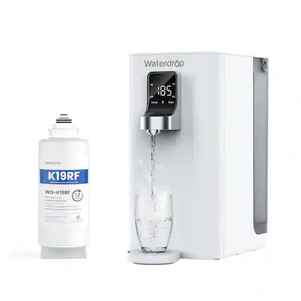 Waterdrop 185 - 2 Pump and Flush
Waterdrop K19RF - WD-K19RF 12 - Filtered Water Purifier