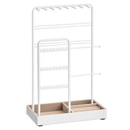 Songmics Home - Velvet Display Stand with Metal Frame - White