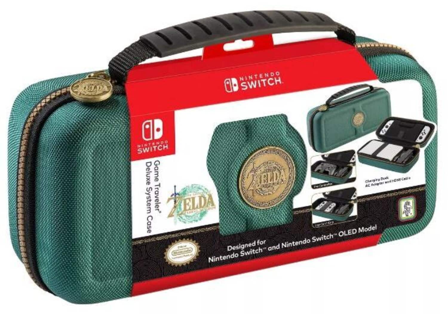 PopMarket - RDS Nintendo Switch Game Traveler Deluxe System Case - Zelda Tears of the Kingdom - GAMES ACCESSORIES - Multicolor