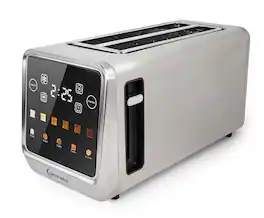 Inspirex - 4-Slice Touchscreen Toaster - Silver