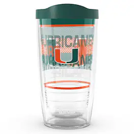 Tervis - Miami Hurricanes 16oz. Competitor Classic Tumbler - Multicolor