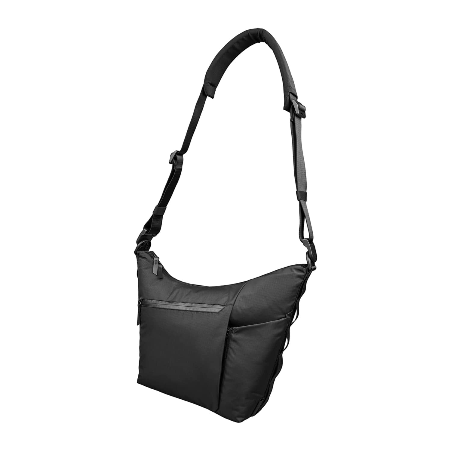 ALPAKA - Flow Satchel 10L Shoulder Bag for 13" Laptop with Water Bottle Holder - Black