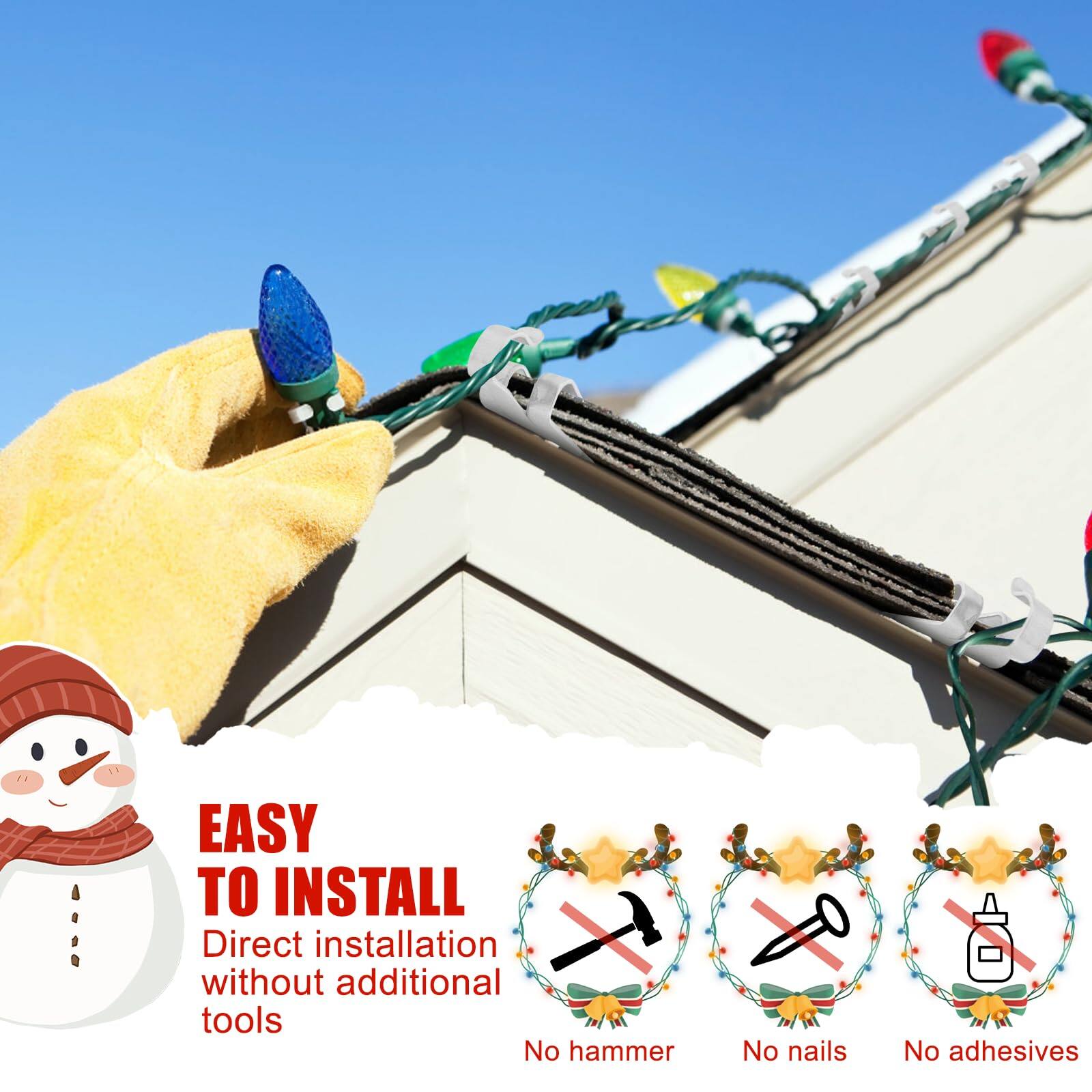 EASY TO INSTALL  
Direct installation without additional tools  
No hammer  
No nails  
No adhesives