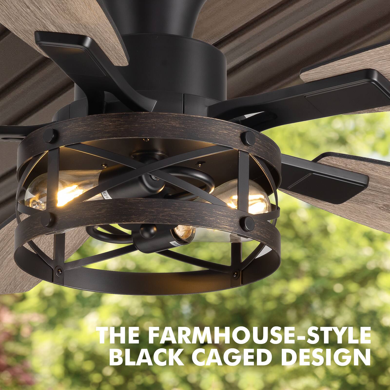 The Farmhouse-Style Black Caged Design