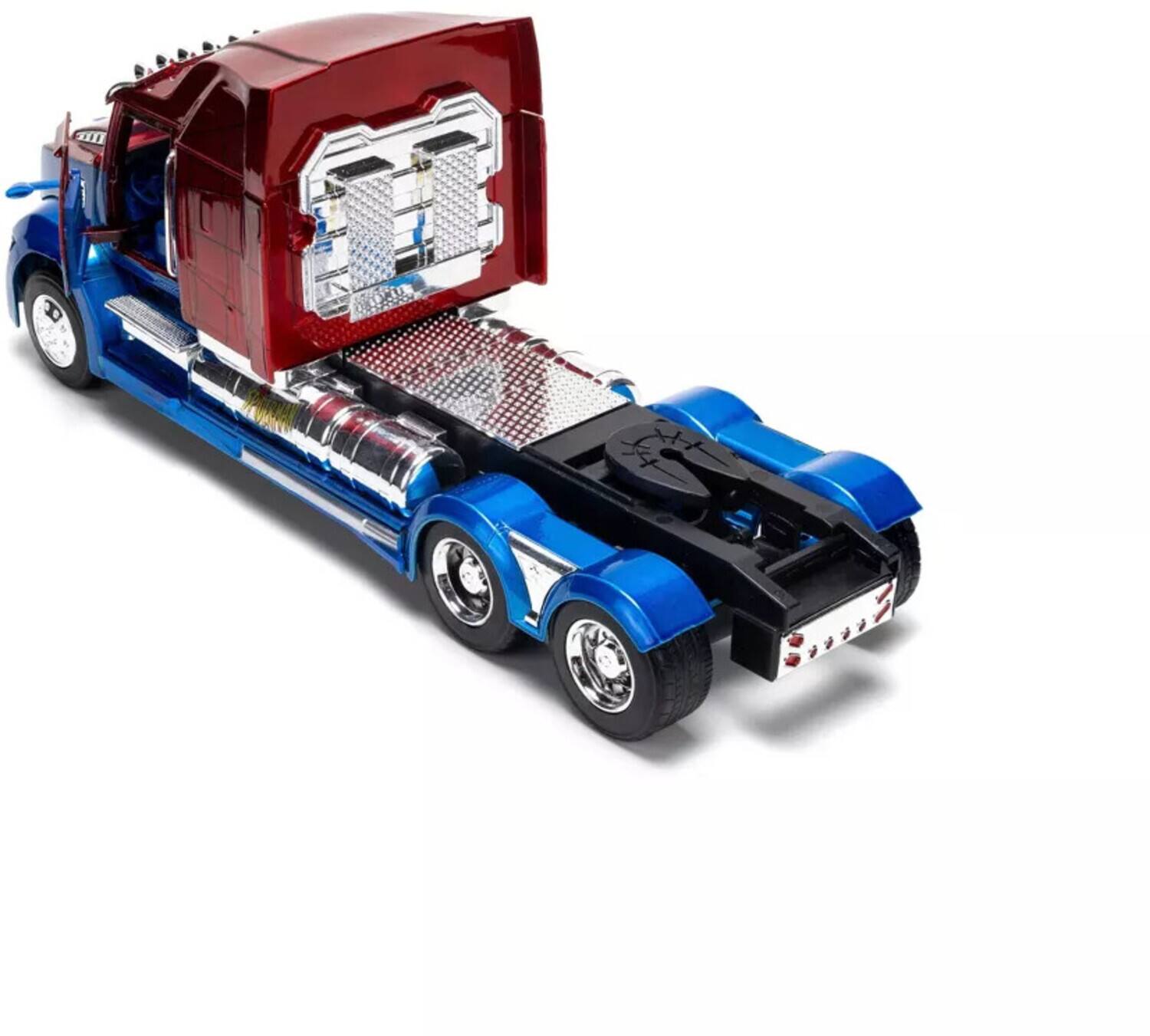 Alt View 1. Jada Toys - Jada Toys - 1:24 Marvel Spider-Man - Hollywood Rides - Western Star 5700XE  - COLLECTABLES - Mulitcolor.