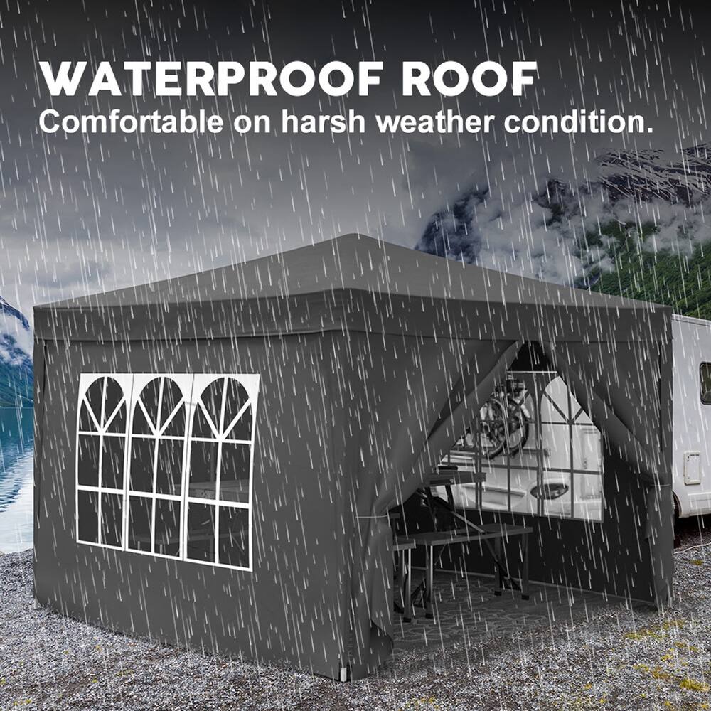 WATERPROOF ROOF  
Comfortable on harsh weather condition.