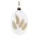 Back. BreeBe - Natural Dried Floral Glass Ornament (Set of 12) - White, Beige.