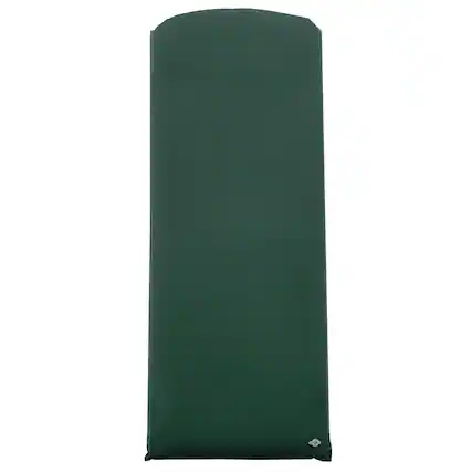 Front. Ecooso - Self Inflating Lightweight Folding Camping Cot Pad with Carry Bag - Green.
