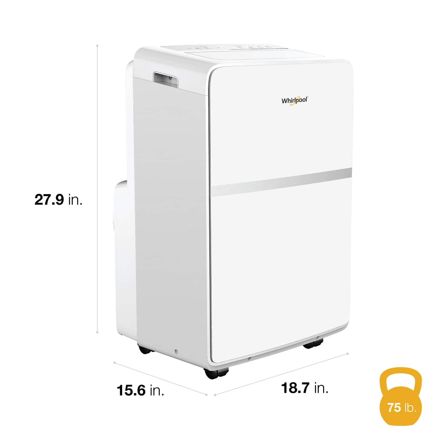 Whirlpool – 350 Sq. Ft 8,000 BTU (DOE) Portable Air Conditioner – White Sansujyuku sansujyuku.com