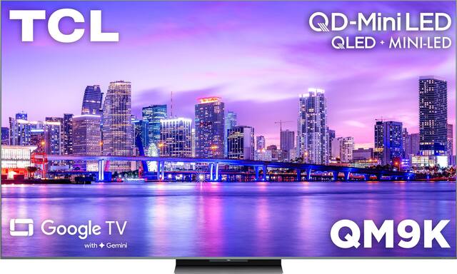 TCL - 65" Class QM9K Series 4K UHD HDR QD-Mini LED Smart TV with Google TV (2025)