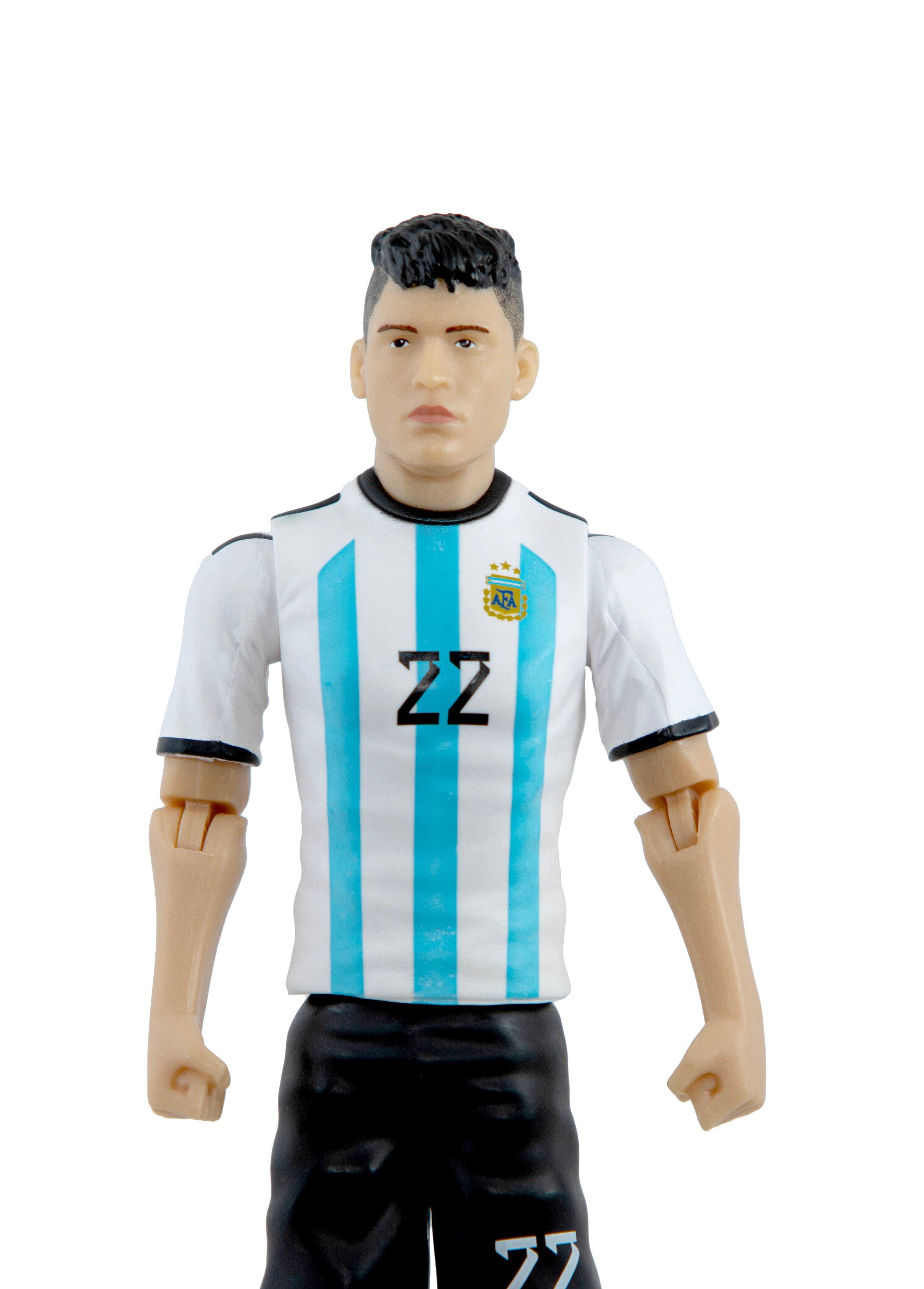 Alt View 2. Banbo Toys - Banbo Toys SOCKERS Argentina National Lautaro Martinez 8" Collectible Soccer Action Figure.