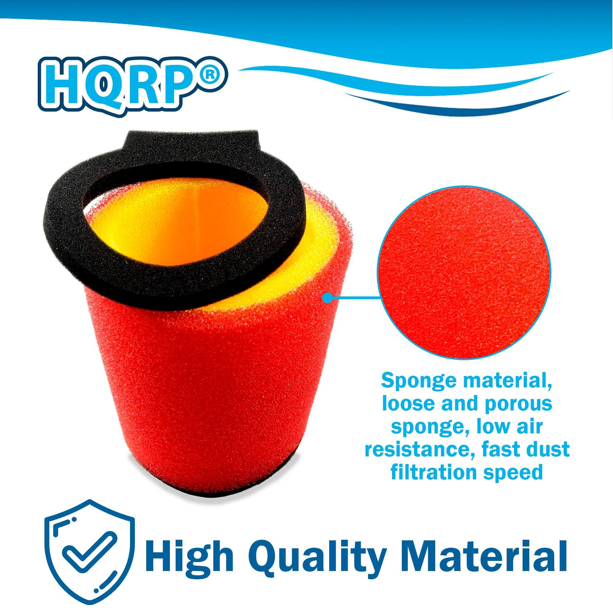 HQRP® Sponge material, loose and porous sponge, low air resistance, fast dust filtration speed  
High Quality Material