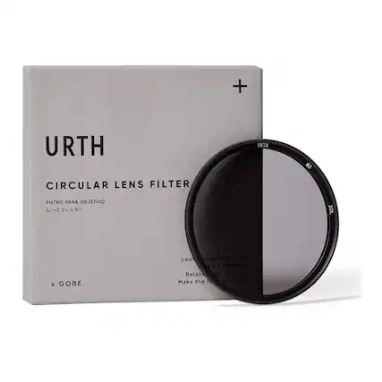 Front. Urth - Urth 82mm ND4 2 Stop Nano-Coating Circular Lens Filter Plus with Ultra-Slim Rim.