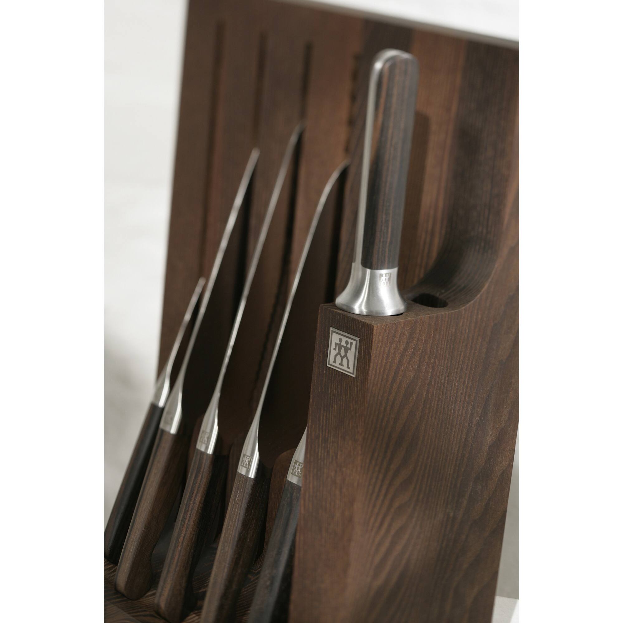 Alt View 3. ZWILLING - ZWILLING 1731 7-pc Knife block set - Brown.