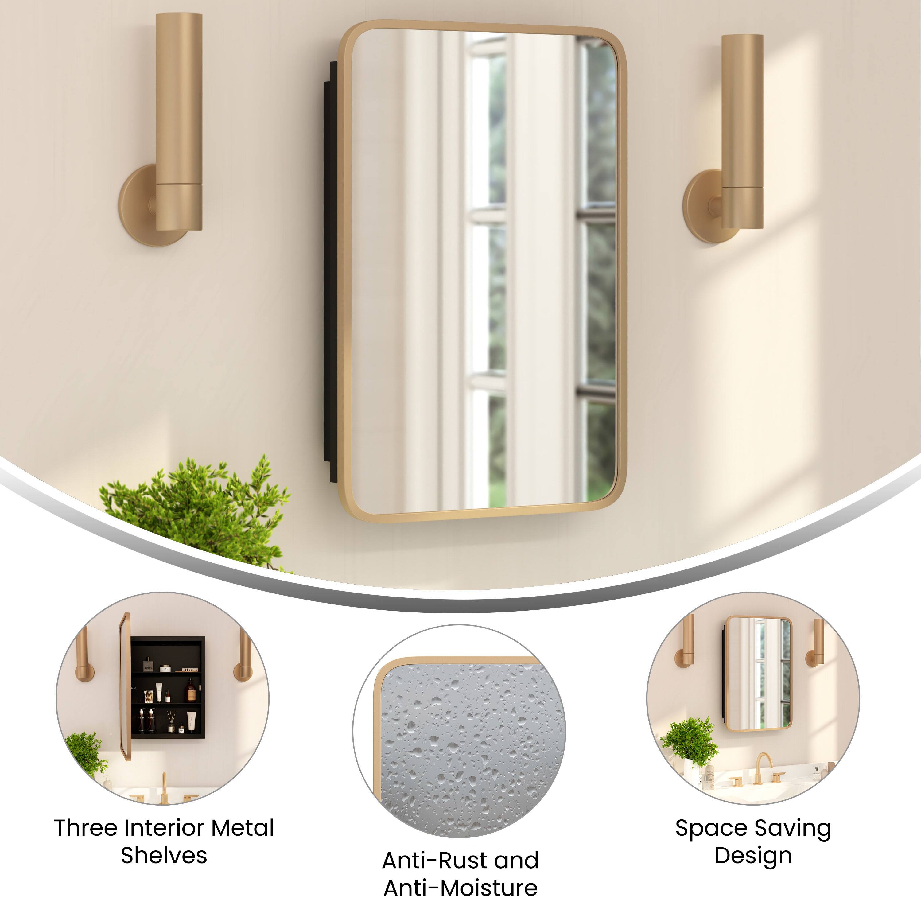 Three Interior Metal Shelves  
Anti-Rust and Anti-Moisture  
Space Saving Design