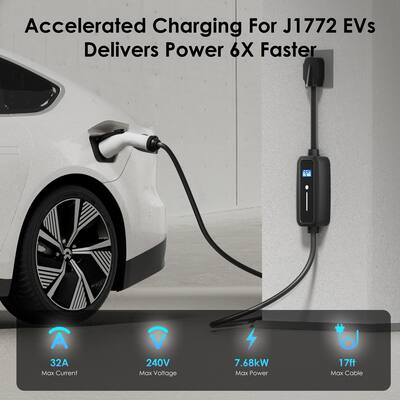 50 Amp To 110 Adapter NEMA 5-15P To 14-50R EV Charger Adapter - ETL Certified For Level 1/2 Electric Vehicles Level 1 Ev Charger