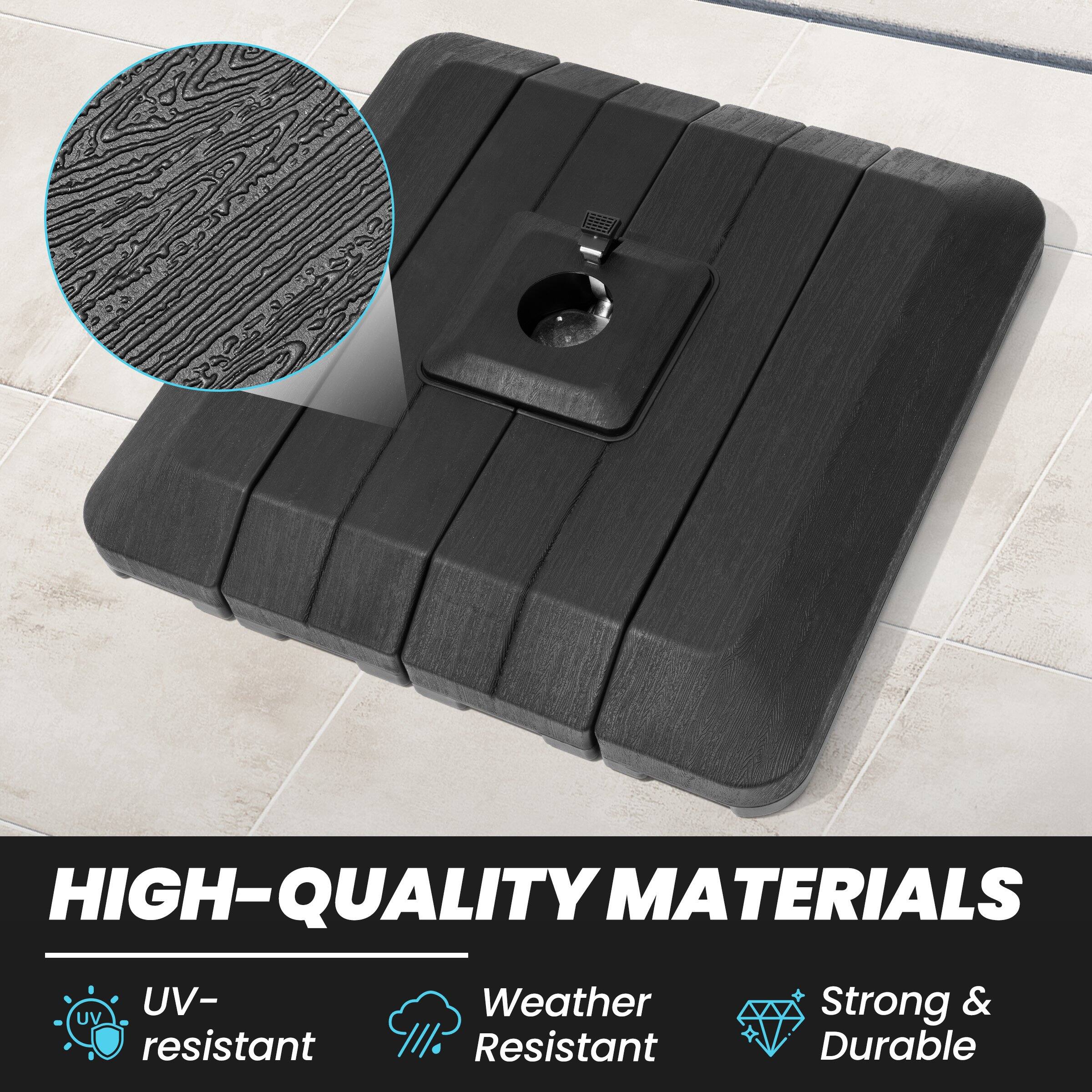 HIGH-QUALITY MATERIALS

UV- resistant
Weather Resistant
Strong & Durable