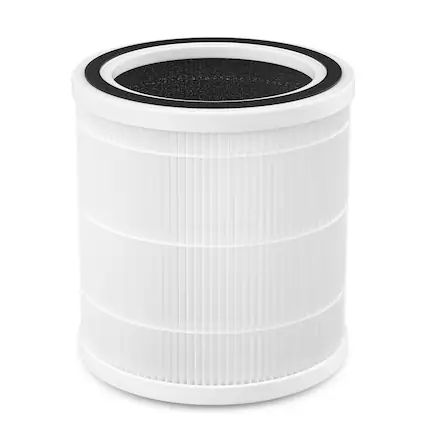 Front. Fitnate - HEPA Filter Replacement for HS0367 Air Purifier - White.