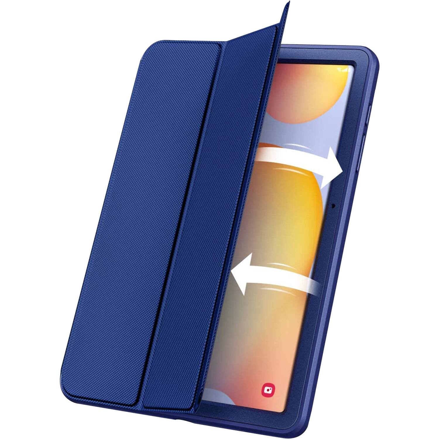 Alt View 12. SaharaCase - Heavy Duty Folio Case for Samsung Galaxy Tab S6 Lite (2020-2024) - Blue.