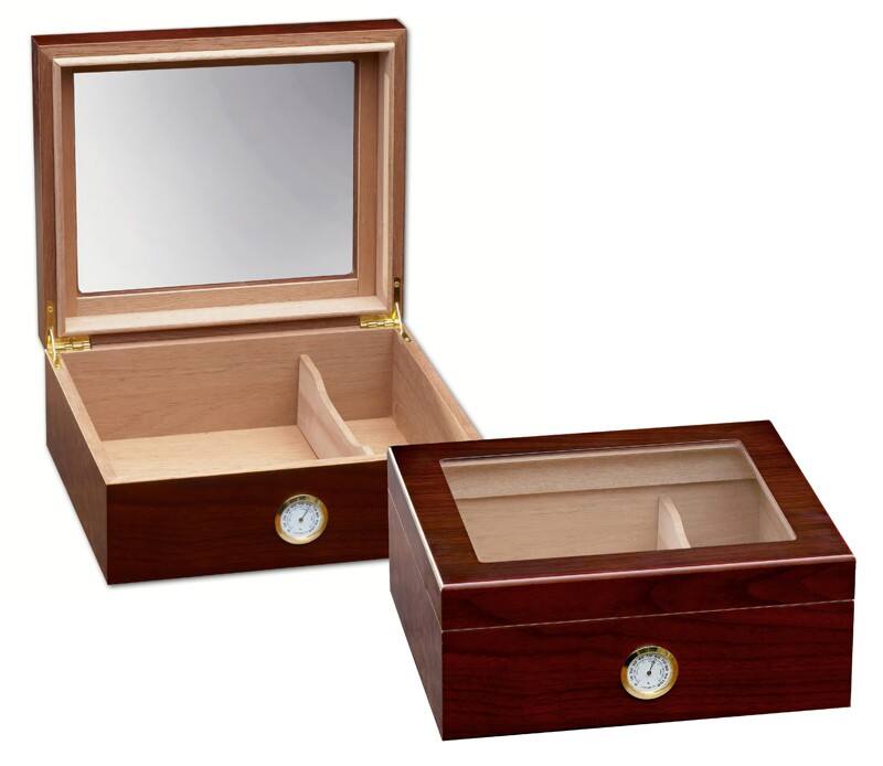 Front. Prestige - THE Imperial Glasstop (Cherry) - Rich Cherry Finish.