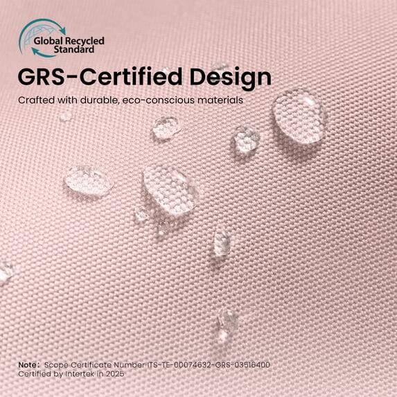 Global Recycled Standard GRS-Certified Design  
Crafted with durable, eco-conscious materials  

Note: Scope Certificate Number ITS-TE-00074632-GRS-03516400  
Certified by Intertek in 2025