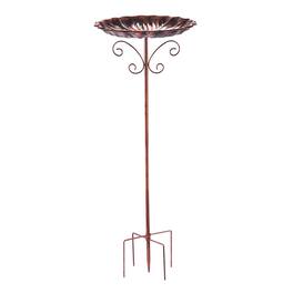 Dazzed Corner - 10" Dia Bowl Bird Baths Feeder Bowl for Outdoors, Vintage Birdbaths Standing for Garden Patio Yard Lawn Decor - Bronze