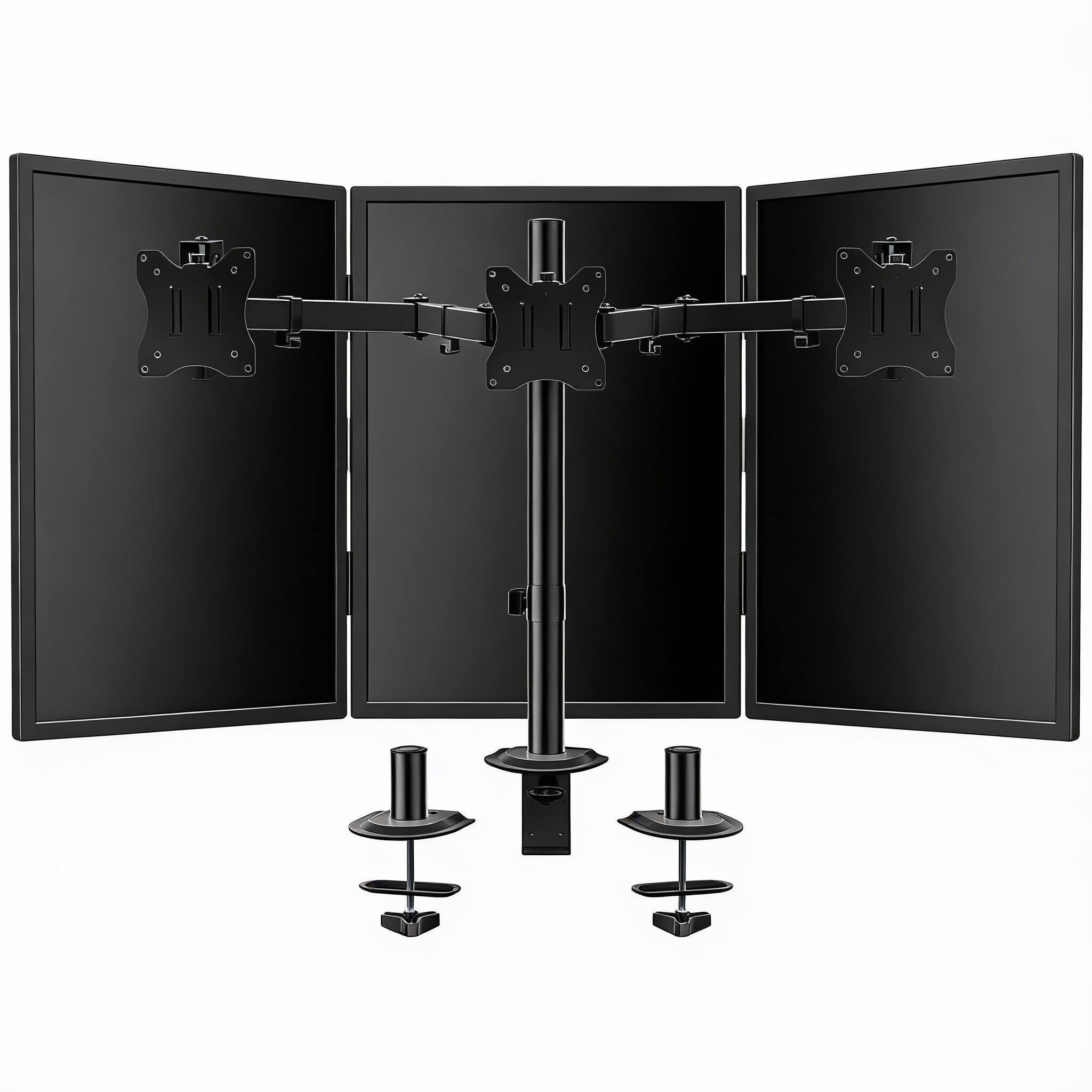 Triple Arms Desk Mount 13-27" 22lb