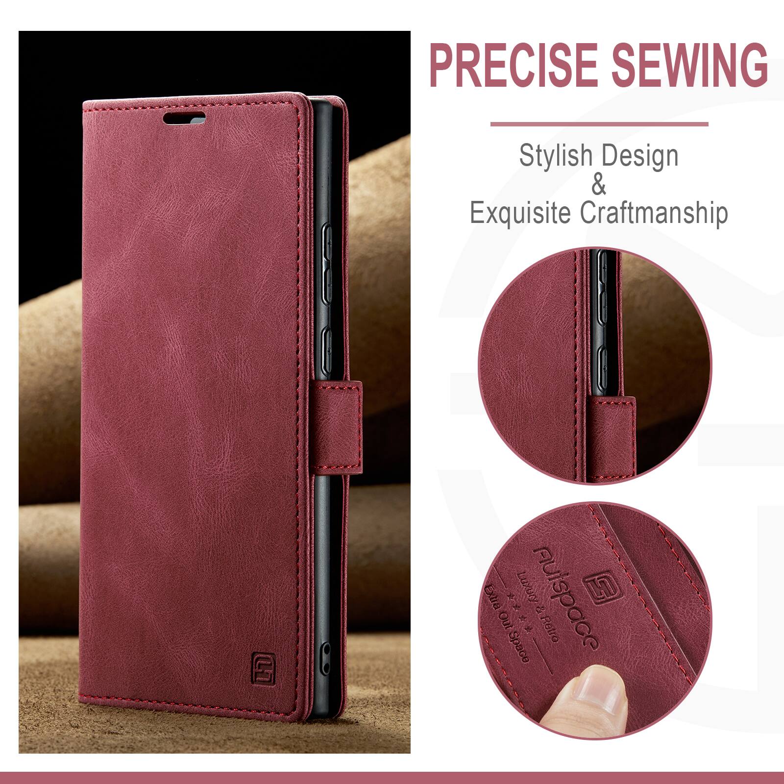 PRECISE SEWING  
Stylish Design & Exquisite Craftsmanship  
Extra Luxury Auispace & LD OUT Retro Space