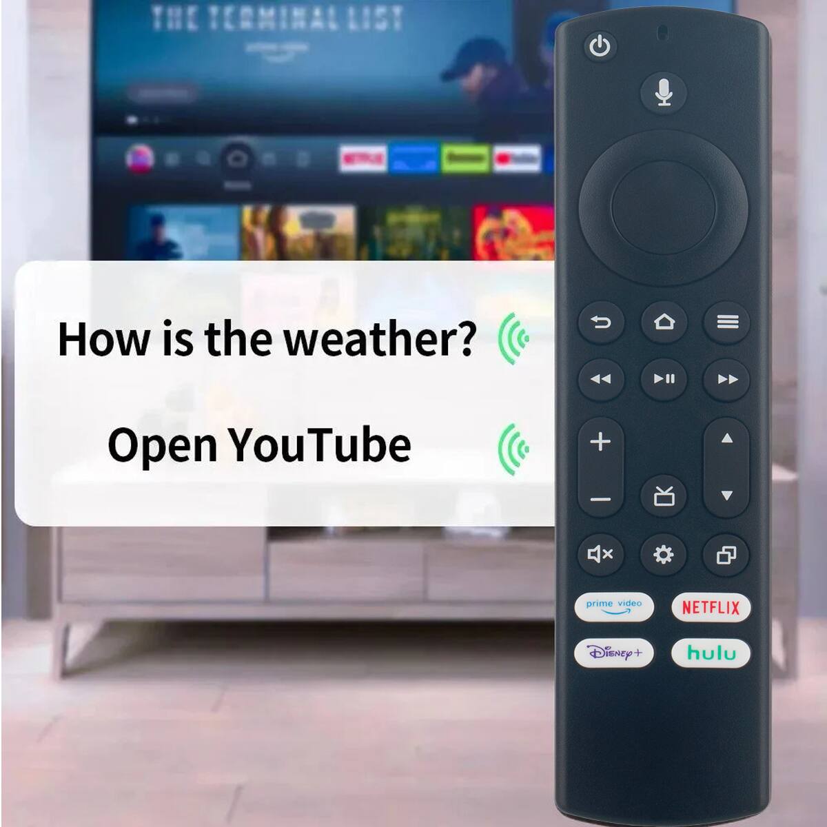 How is the weather?  
Open YouTube