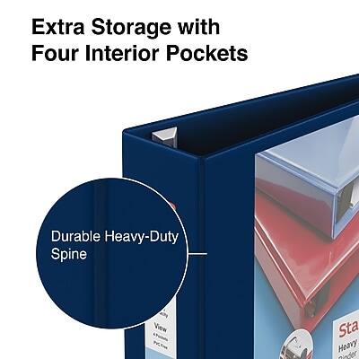Extra Storage with Four Interior Pockets

Durable Heavy-Duty Spine

Heavy-Duty Spine