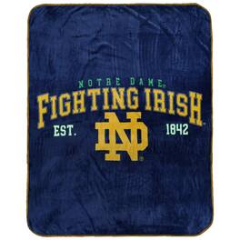 Pegasus - Notre Dame Fighting Irish Vintage Arch Ultra Soft 50" x 60" Blanket - Multicolor