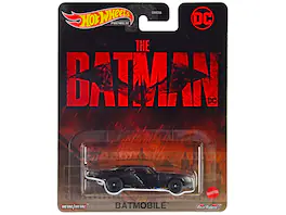 Batmobile Matt Black "The Batman" (2022) Movie "DC Comics" Diecast Model Car by Hot Wheels - Matte Black