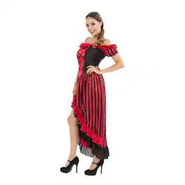 Orion Costumes - Saloon Girl Women's Costume | Large - Multi-Colored